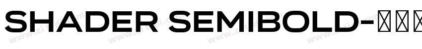 Shader SemiBold字体转换